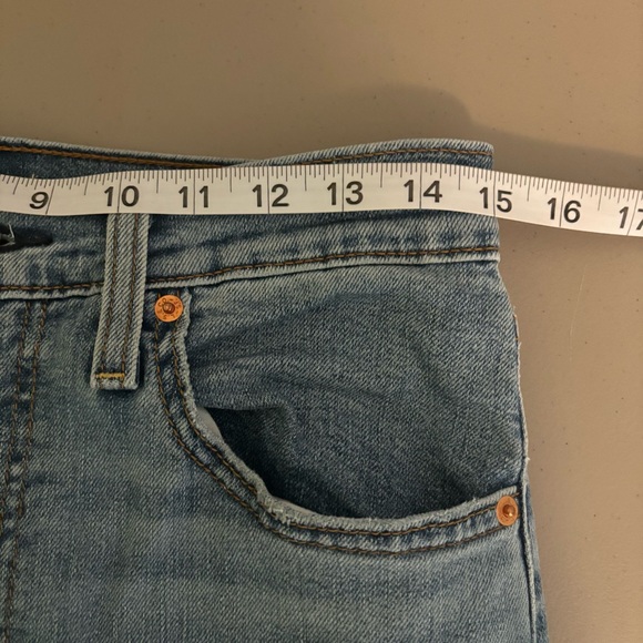 LEVIS Ribcage Bell flare denim Jeans high Rise Bell bottom light wash Sz 30 - Picture 11 of 14